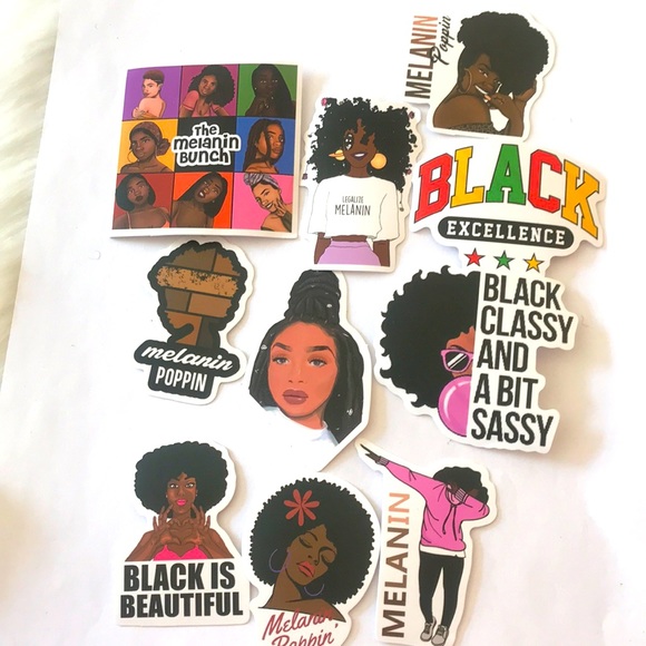 Sticker melanin black is beautiful C